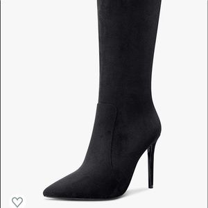 4inch Women’s Knee High Boots High Heels Elegant Pointy Toe Stilettos Boot NEW!